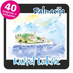 Magneti gradić EKO C 09 B Kaštel Lukšić komplet 40 ili 20 kom