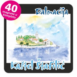 Magneti gradić EKO C 09 B Kaštel Štafilić komplet 40 ili 20 kom