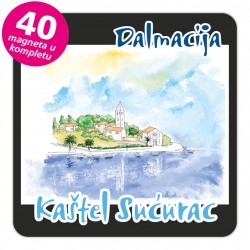 Magneti gradić EKO C 09 B Kaštel Sućurac Kuk komplet 40 ili 20 kom