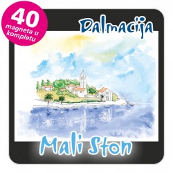 Magneti gradić EKO C 09 B Mali Ston komplet 40 ili 20 kom