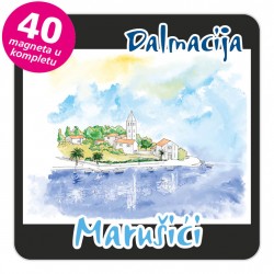 Magneti gradić EKO C 09 B Marušići komplet 40 ili 20 kom