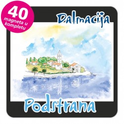 Magneti gradić EKO C 09 B Podstrana komplet 40 ili 20 kom