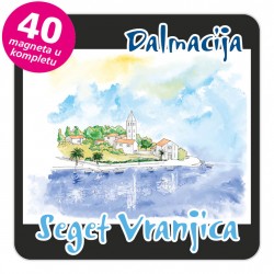 Magneti gradić EKO C 09 B Seget Vranjica komplet 40 ili 20 kom