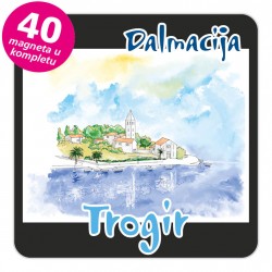 Magneti gradić EKO C 09 B Trogir komplet 40 ili 20 kom