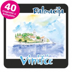 Magneti gradić EKO C 09 B Vinišće komplet 40 ili 20 kom