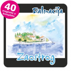 Magneti gradić EKO C 09 B Zaostrog komplet 40 ili 20 kom