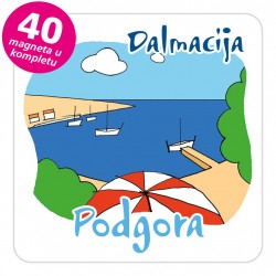 Magneti plaža EKO C 10 W Podgora komplet 40 ili 20 kom