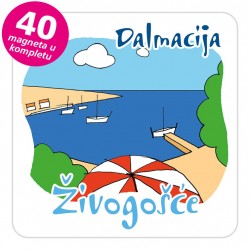 Magneti plaža EKO C 10 W Živogošće komplet 40 ili 20 kom