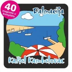 Magneti plaža EKO C 10 B Kaštel Kambelovac komplet 40 ili 20 kom