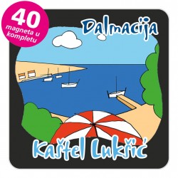Magneti plaža EKO C 10 B Kaštel Lukšić komplet 40 ili 20 kom