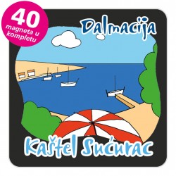 Magneti plaža EKO C 10 B Kaštel Sućurac Kuk komplet 40 ili 20 kom