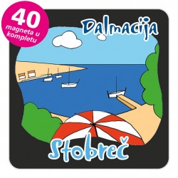 Magneti plaža EKO C 10 B Stobreč komplet 40 ili 20 kom