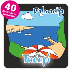 Magneti plaža EKO C 10 B Tučepi komplet 40 ili 20 kom