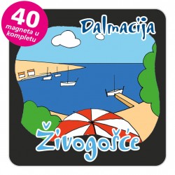 Magneti plaža EKO C 10 B Živogošće komplet 40 ili 20 kom