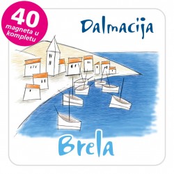 Magneti gradić EKO C 11 W Brela komplet 40 ili 20 kom