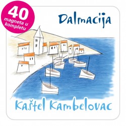 Magneti gradić EKO C 11 W Kaštel Kambelovac komplet 40 ili 20 kom