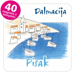 Magneti gradić EKO C 11 W Pisak komplet 40 ili 20 kom