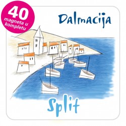 Magneti gradić EKO C 11 W Split komplet 40 ili 20 kom