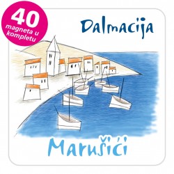 Magneti gradić EKO C 11 B Marušići komplet 40 ili 20 kom