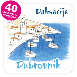 Magneti gradić EKO C 11 B Dubrovnik komplet 40 ili 20 kom