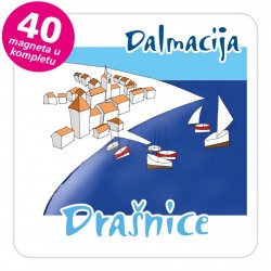 Magneti gradić EKO C 12 W Drašnice komplet 40 ili 20 kom