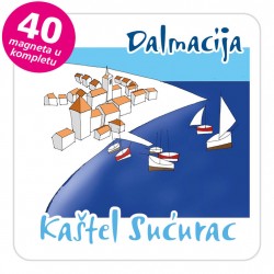 Magneti gradić EKO C 12 W Kaštel Sućurac Kuk komplet 40 ili 20 kom