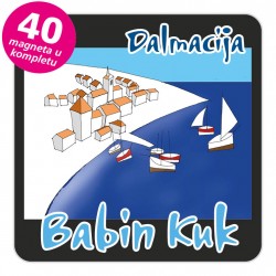 Magneti gradić EKO C 12 B Babin Kuk komplet 40 ili 20 kom