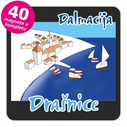 Magneti gradić EKO C 12 B Drašnice komplet 40 ili 20 kom