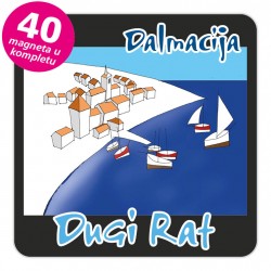 Magneti gradić EKO C 12 B Dugi Rat komplet 40 ili 20 kom