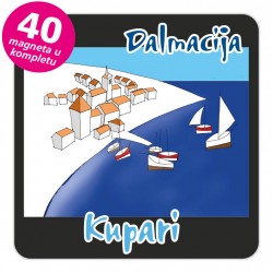 Magneti gradić EKO C 12 B Kupari komplet 40 ili 20 kom