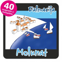 Magneti gradić EKO C 12 B Molunat komplet 40 ili 20 kom