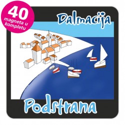 Magneti gradić EKO C 12 B Podstrana komplet 40 ili 20 kom