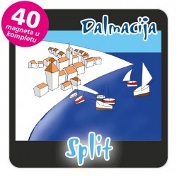 Magneti gradić EKO C 12 B Split komplet 40 ili 20 kom