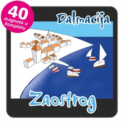 Magneti gradić EKO C 12 B Zaostrog komplet 40 ili 20 kom