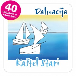 Magneti jedrilice EKO C 13 W Kaštel Stari komplet 40 ili 20 kom