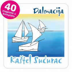 Magneti jedrilice EKO C 13 W Kaštel Sućurac Kuk komplet 40 ili 20 kom