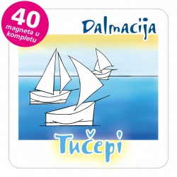 Magneti jedrilice EKO C 13 W Tučepi komplet 40 ili 20 kom