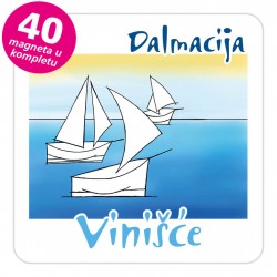 Magneti jedrilice EKO C 13 W Vinišće komplet 40 ili 20 kom