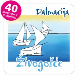 Magneti jedrilice EKO C 13 W Živogošće komplet 40 ili 20 kom