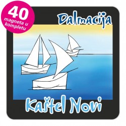 Magneti jedrilice EKO C 13 B Kaštel Novi komplet 40 ili 20 kom