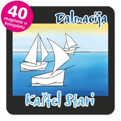 Magneti jedrilice EKO C 13 B Kaštel Stari komplet 40 ili 20 kom