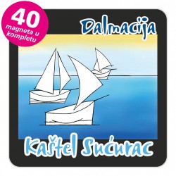 Magneti jedrilice EKO C 13 B Kaštel Sućurac Kuk komplet 40 ili 20 kom