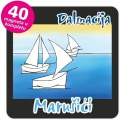 Magneti jedrilice EKO C 13 B Marušići komplet 40 ili 20 kom