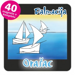 Magneti jedrilice EKO C 13 B Orašac komplet 40 ili 20 kom