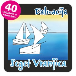 Magneti jedrilice EKO C 13 B Seget Vranjica komplet 40 ili 20 kom