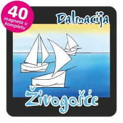 Magneti jedrilice EKO C 13 B Živogošće komplet 40 ili 20 kom