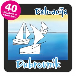 Magneti jedrilice EKO C 13 B Dubrovnik komplet 40 ili 20 kom