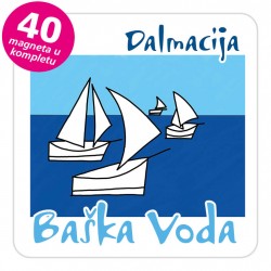 Magneti jedrilice EKO C 14 W Baška Voda komplet 40 ili 20 kom