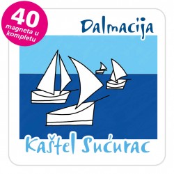 Magneti jedrilice EKO C 14 W Kaštel Sućurac Kuk komplet 40 ili 20 kom