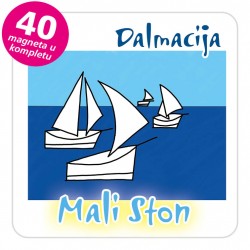 Magneti jedrilice EKO C 14 W Mali Ston komplet 40 ili 20 kom